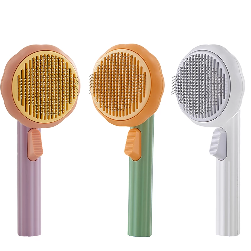 Cute Pumpkin Pet Grooming Comb
